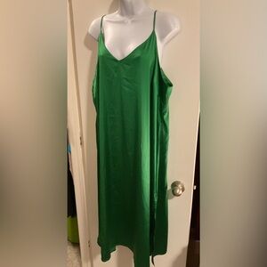 The Drop Ana Green Spaghetti Strap Midi Dress
